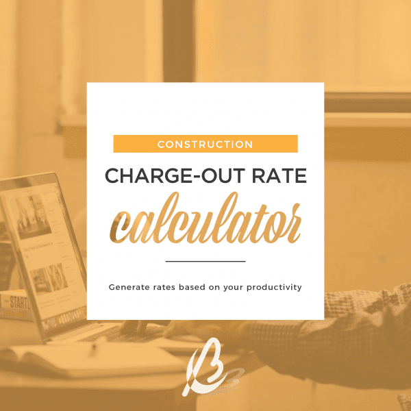 charge out rate construction Bottrell Business Consultants