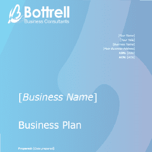 Bottrell's Business Plan Cover Picture